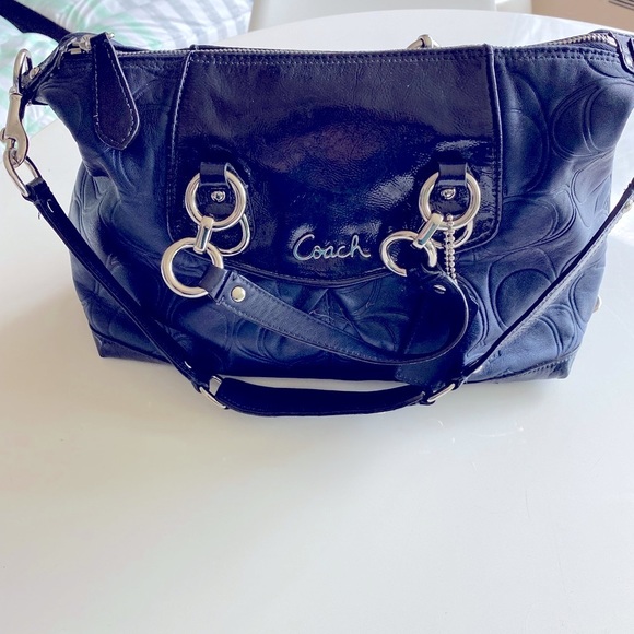 Coach Navy Bag (hand & shoulder) - Picture 6 of 6
